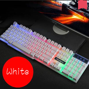 Wired USB LED Backlight Anti-Ghosting Keyboard