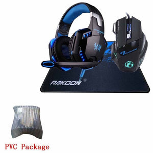 5500 DPI X7 Pro Gaming Mouse+ Hifi Pro Gaming Headphone Game Headset+Gift Big Gaming Mousepad