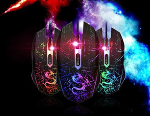 USB Laptops Wired Gaming Mouse 3200DPI