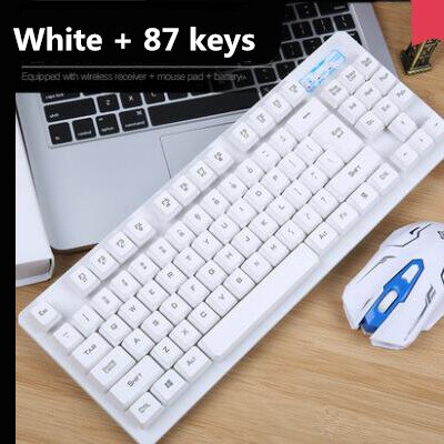 Wireless Keyboard Mouse Combo Kit Set 2.4Ghz USB Multimedia Waterproof 1600 DPI