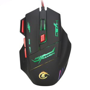 5500 DPI Optical USB Wired Gaming Mouse