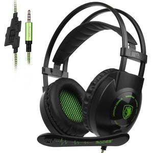 Stereo Gaming Headset Wired with Mic Volume Control