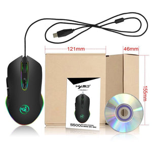 4800DPI Durable USB Wired Gaming Mouse